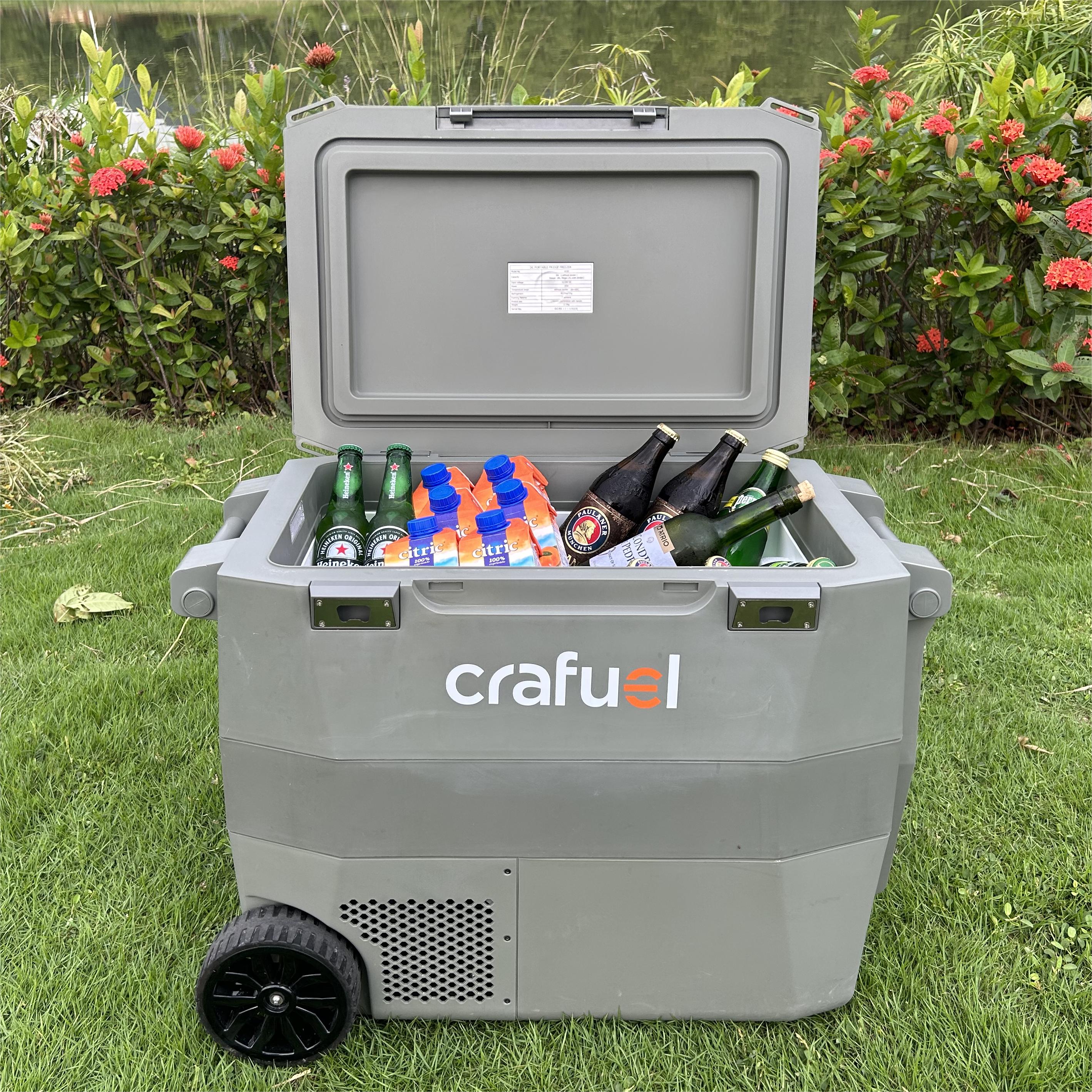 Přenosná kompresorová lednička 59L / autochladnička 12/24 V