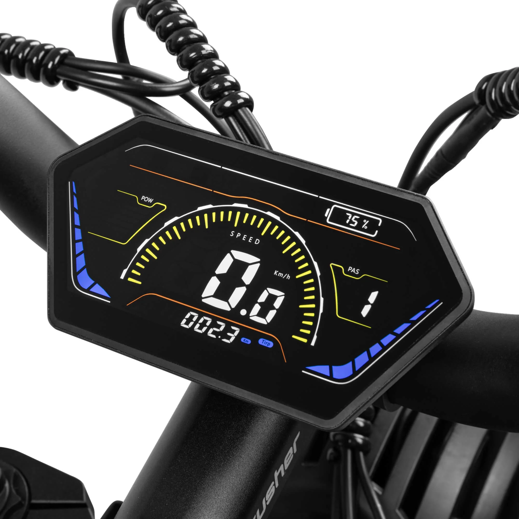 Cyrusher Ranger 2.0 celoodpružené horské elektrokolo Fatbike pro všechny terény zelené