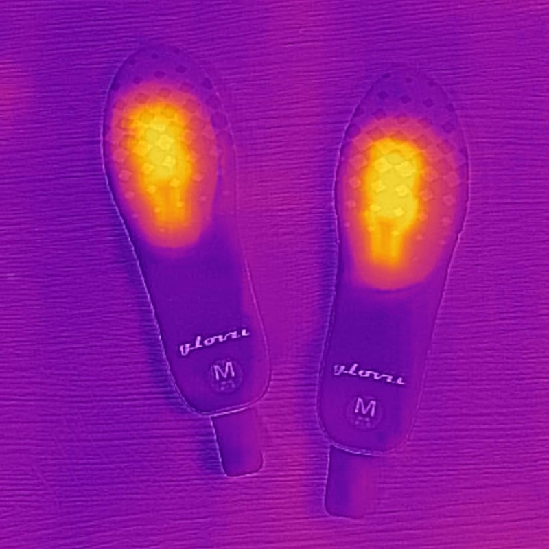 Glovii vyhřívané vložky do bot s dálkovým ovládáním